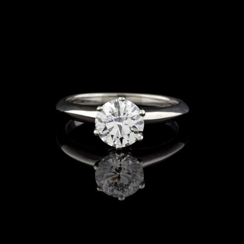 Tiffany & Co 1.08ct Solitaire GIA Diamond Ring