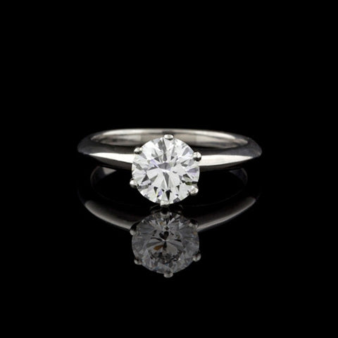 Tiffany & Co 1.08ct Solitaire GIA Diamond Ring