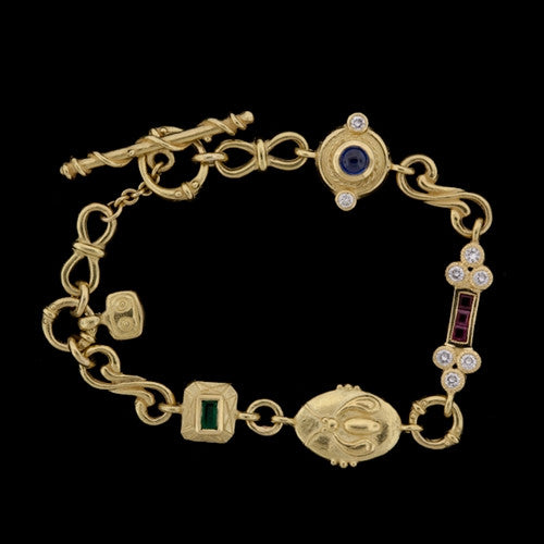 SeidenGang 18KT Multi-Gem Bracelet