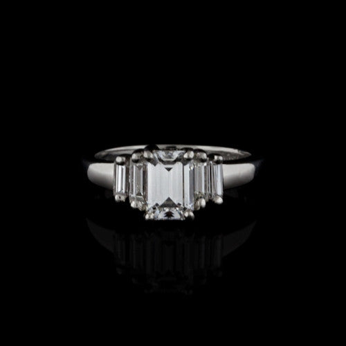 1.31ct tw Emerald Cut Diamond Ring
