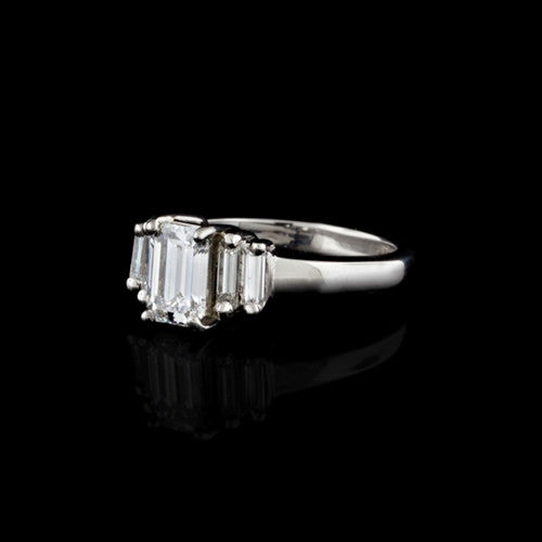 1.31ct tw Emerald Cut Diamond Ring