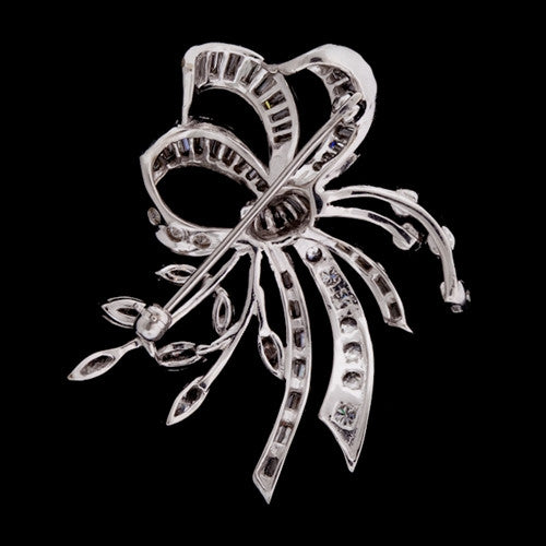 14KT Diamond Spray Brooch