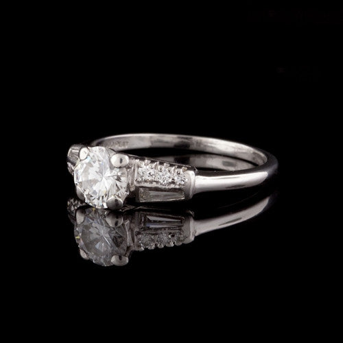0.97ct tw Round Brilliant Cut Diamond Ring