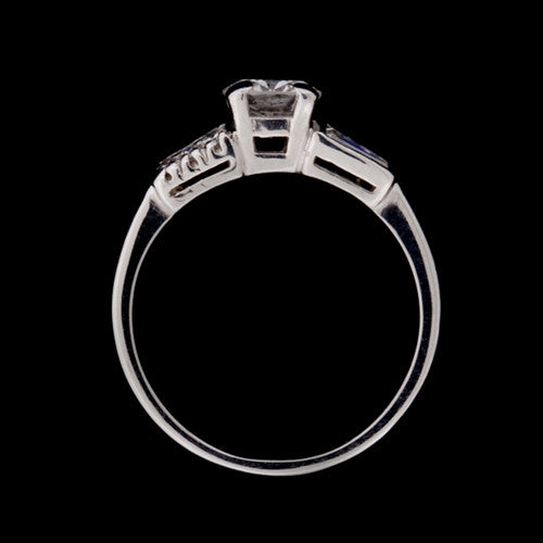 0.97ct tw Round Brilliant Cut Diamond Ring
