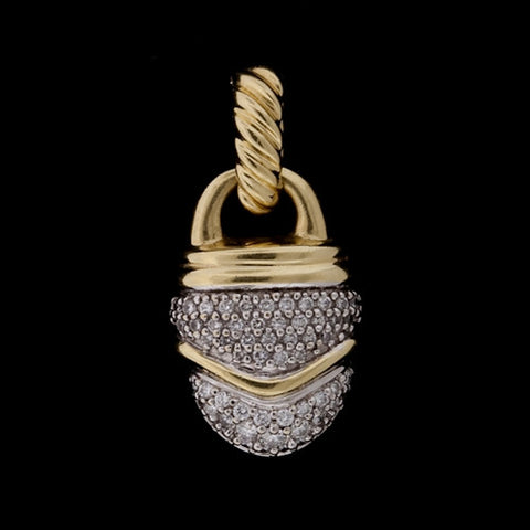 David Yurman 18KT Diamond Pendant