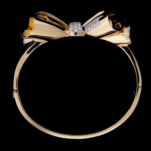 Vintage Nardi Bow Diamond Bracelet