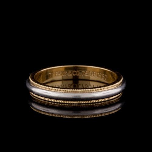 Tiffany & Co. Platinum & Gold Band