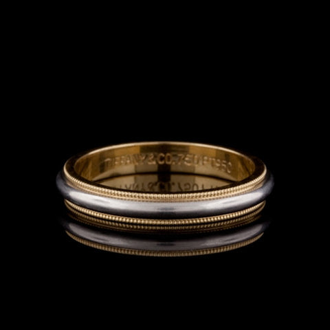 Tiffany & Co. Platinum & Gold Band