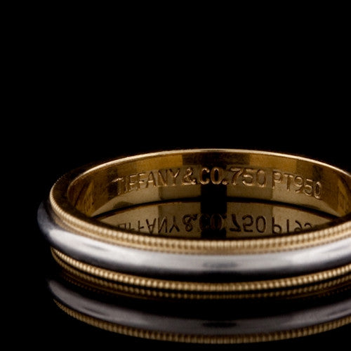 Tiffany & Co. Platinum & Gold Band