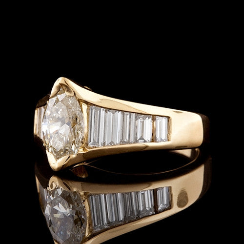 2.32ct tw Marquise Diamond Ring