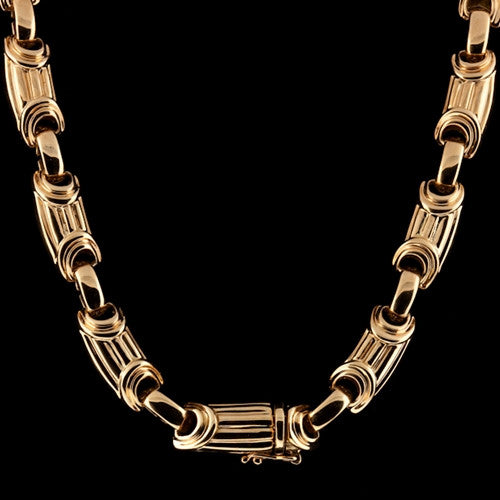 Multi-Colored Stone 18KT Necklace