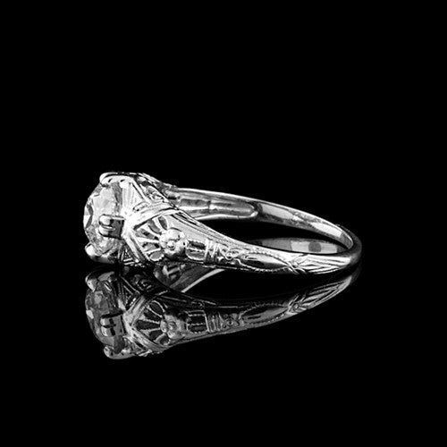 1.46ct European Cut Diamond Ring