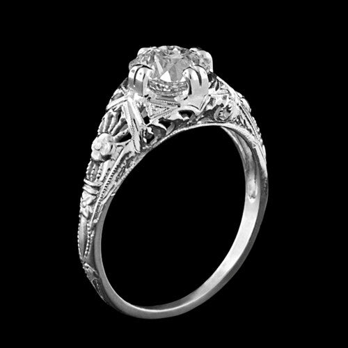 1.46ct European Cut Diamond Ring