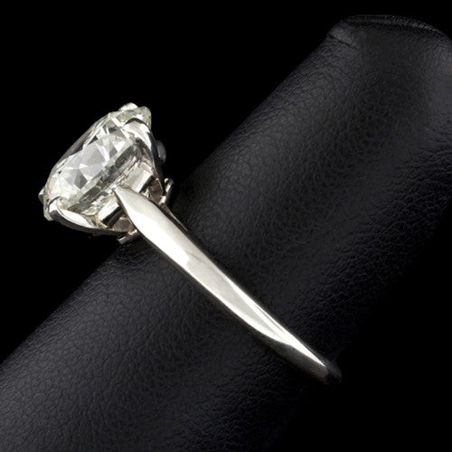 Cartier mounted 4.74ct Round Brilliant Cut Diamond Ring