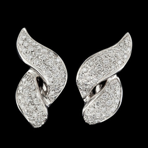 2.0cts tw Diamond Twist Earrings