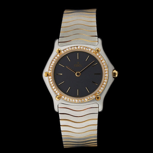 SS/18KT Ebel Diamond Watch