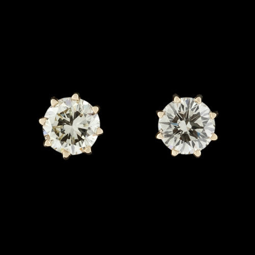 2.02ct tw Round Diamond Studs