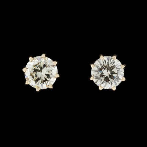 2.02ct tw Round Diamond Studs