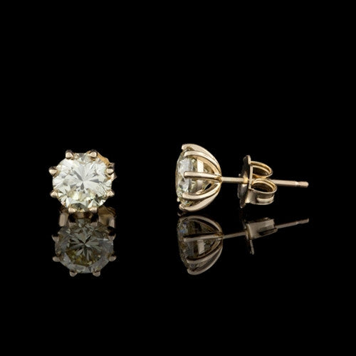 2.02ct tw Round Diamond Studs