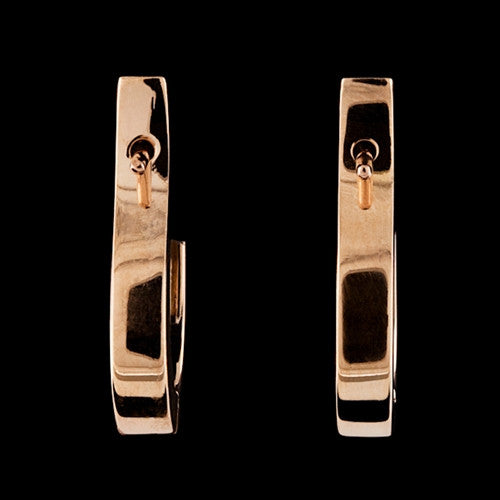 14KT Diamond Hoop Earrings