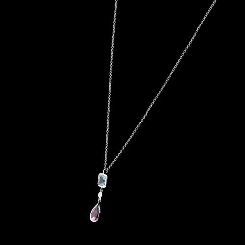 Tiffany & Co. Colored Stone & Diamond Necklace