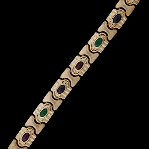 Multi-Colored Stone Bracelet
