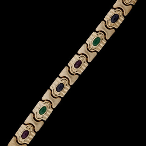 Multi-Colored Stone Bracelet