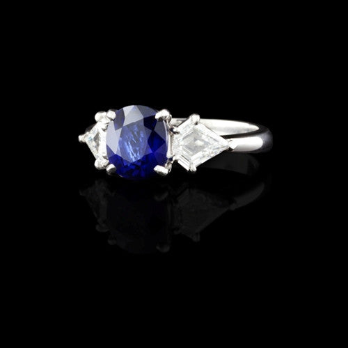 2.35ct Sapphire & Diamond Ring