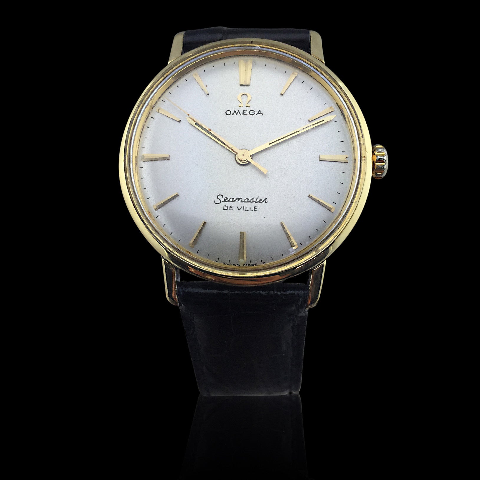 Men's Vintage 34mm Omega Seamaster De Ville Watch 66mint Fine