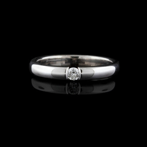 Solitaire Diamond Band Ring