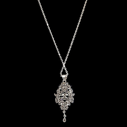 1ct tw Diamond Chandelier Necklace