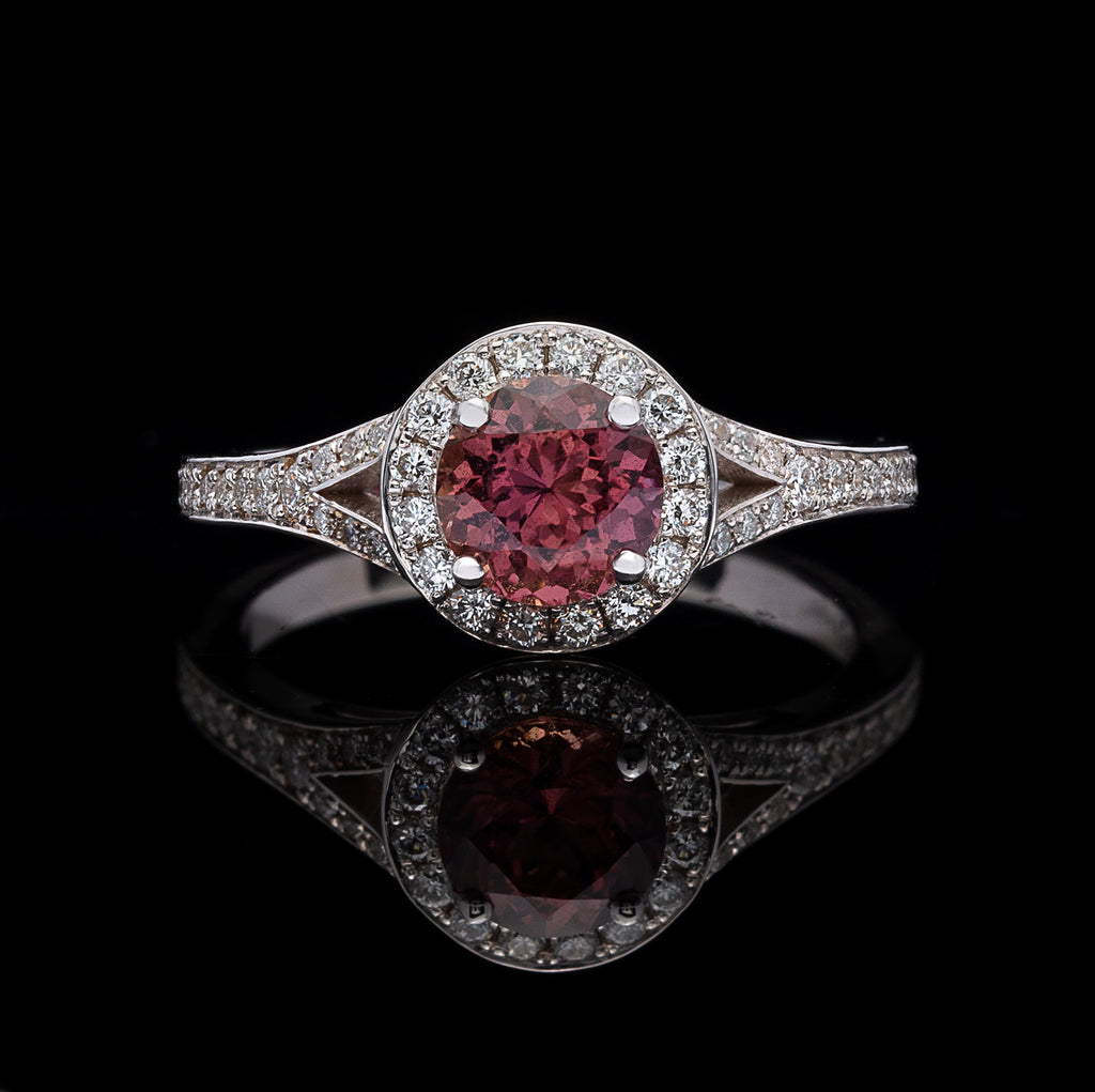 GIA 1.08-ct. Unheated Sapphire & Diamond Ring