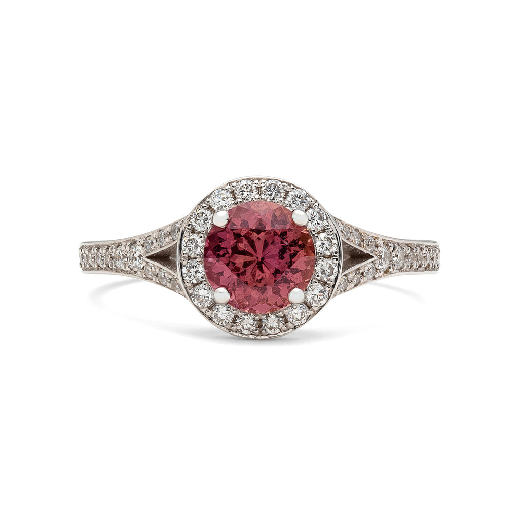 GIA 1.08-ct. Unheated Sapphire & Diamond Ring