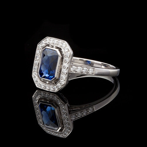 1.44ct Sapphire & Diamond Ring