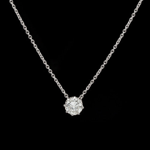 1.39ct Solitaire Diamond Necklace