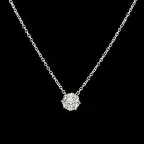 1.39ct Solitaire Diamond Necklace