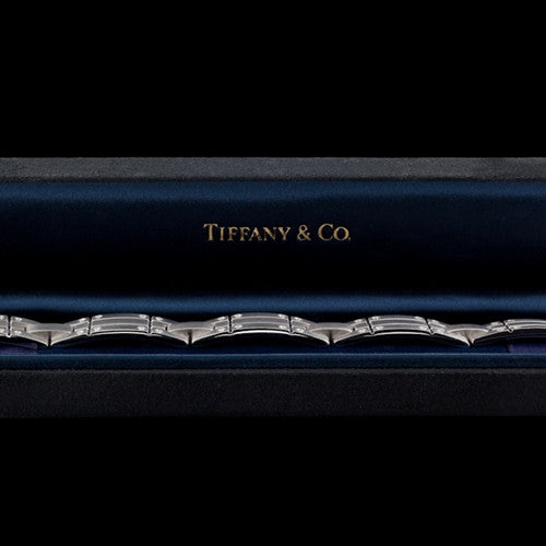 Tiffany & Co. 18Kt Diamond Link Bracelet