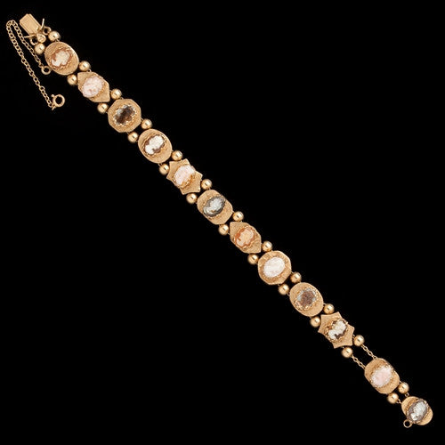 Vintage 14Kt Cameo Bracelet