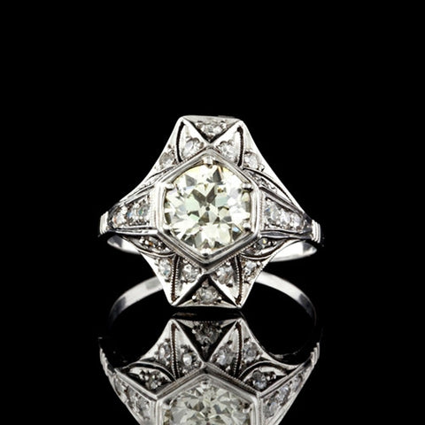 2.12ct tw Round GIA Diamond Ring