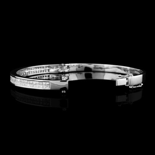 2.40ct tw Diamond Bangle Bracelet