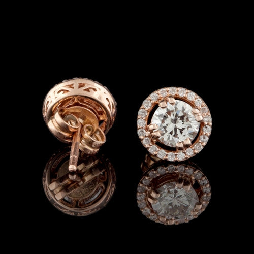 1.21ct tw Round Brilliant Diamond Studs