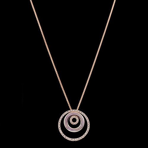 Kabana Rose Gold & Mother of Pearl Diamond Necklace