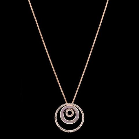Kabana Rose Gold & Mother of Pearl Diamond Necklace