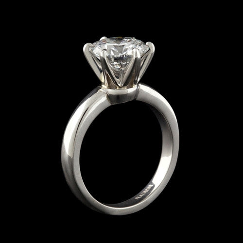 3.02ct Round Brilliant Cut GIA Solitaire Diamond Ring