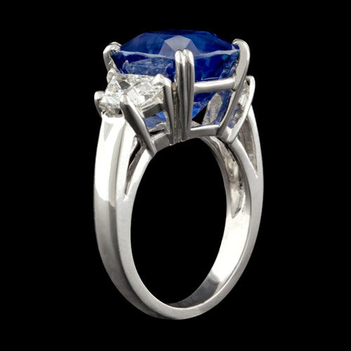 10.54ct Sapphire & Diamond Ring