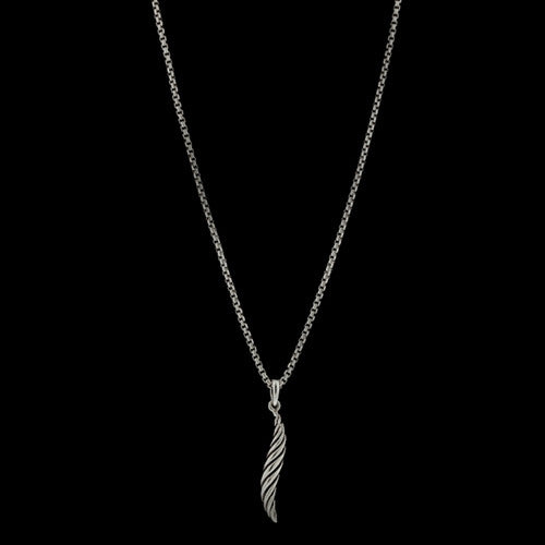David Yurman Silver Pendant Necklace