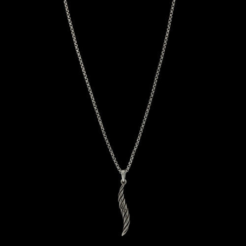 David Yurman Silver Pendant Necklace