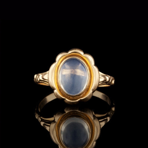 Matching Moonstone Earrings & Ring Set