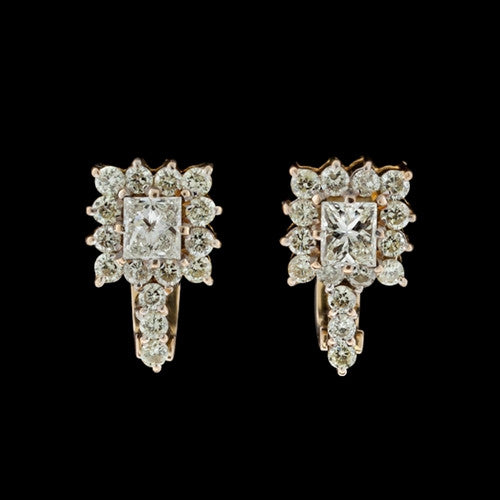 14KT Diamond Earrings