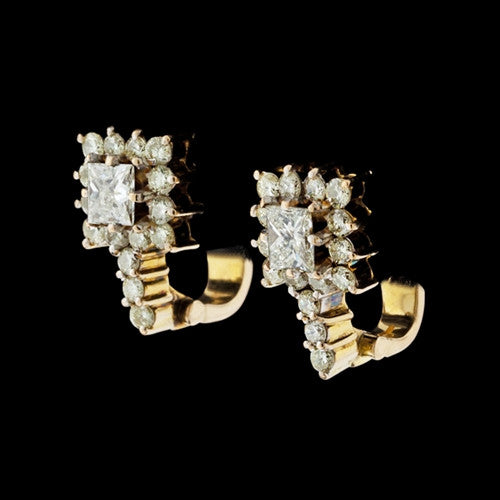 14KT Diamond Earrings
